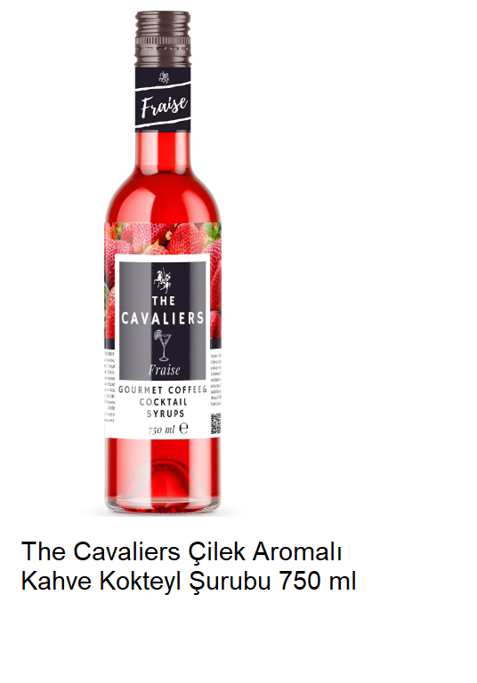 KAHVE ŞURUPLARI BARİSTA