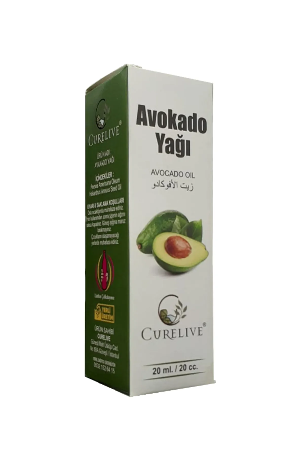 Avokado Yağı 20 ml 1