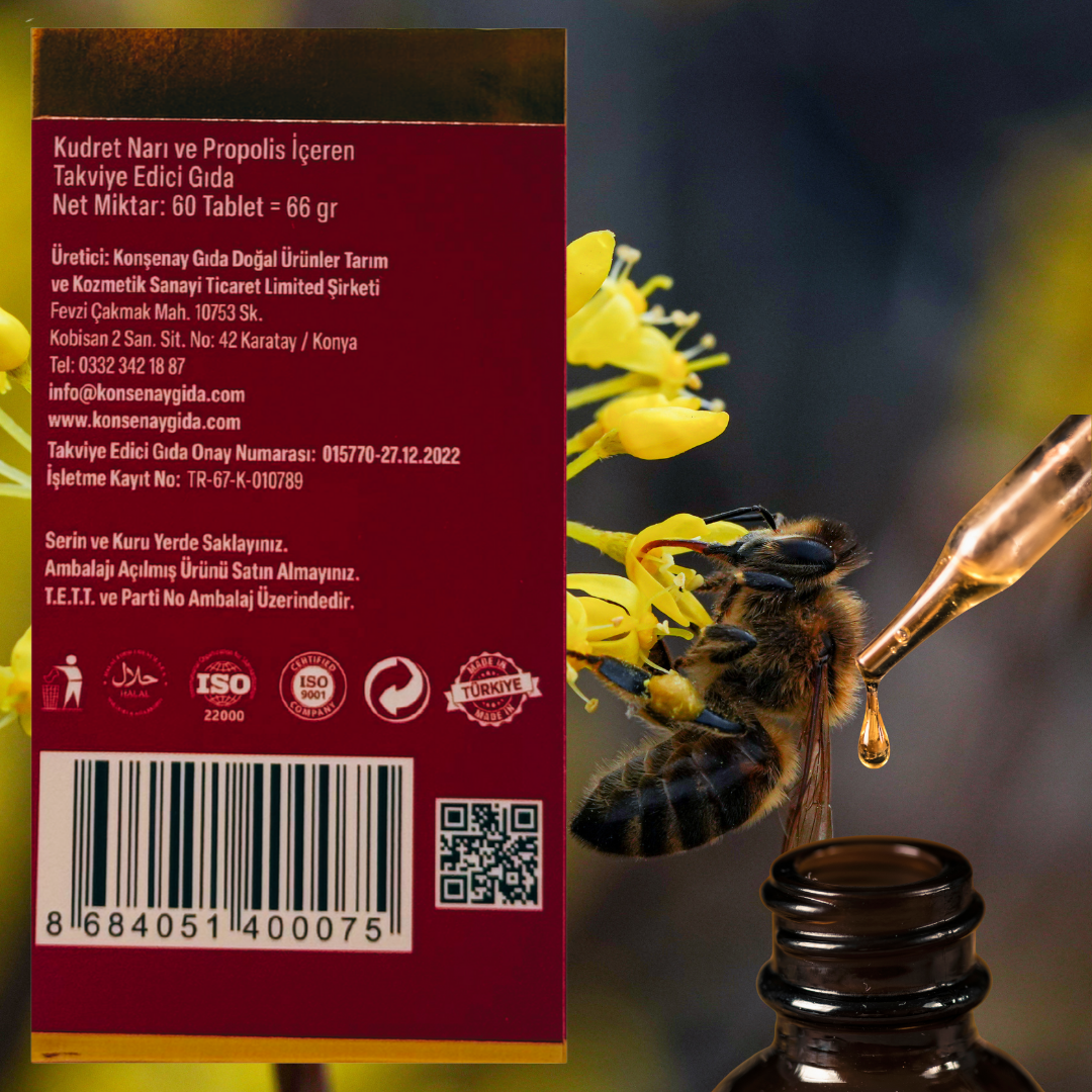 Alftamin Kudret Narı & Propolis St. Jhon's Wort 1100 mg ( 60 Tablet ) 66 g e 1