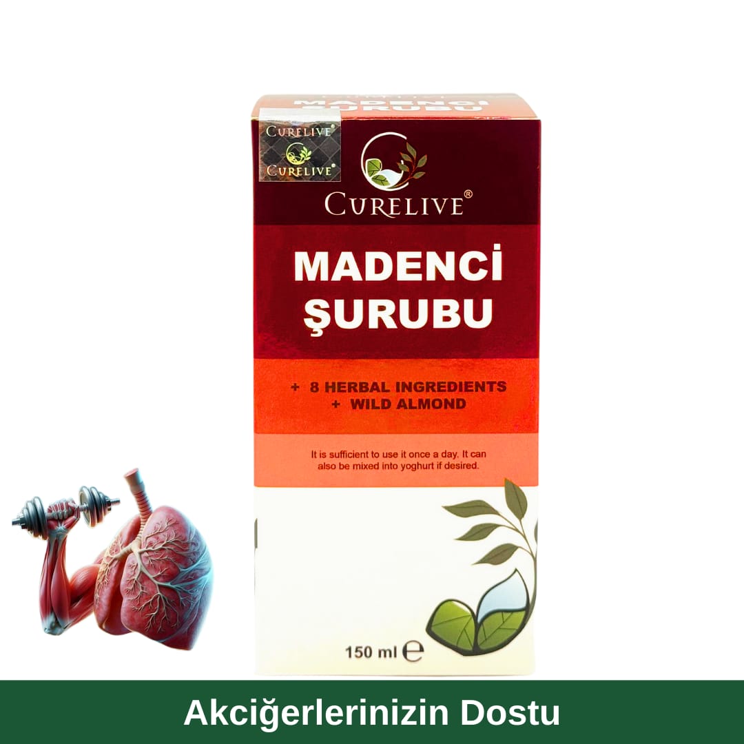 Curelive Madenci Şurubu 150 ml. 8 Herbal Ingredients, Wild Almond 2