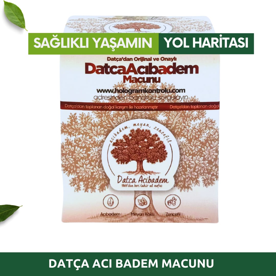 Datça Acı Badem Macunu – Geleneksel Tarifle Hazırlanmış Doğal Karışım (Cam Kavanoz)