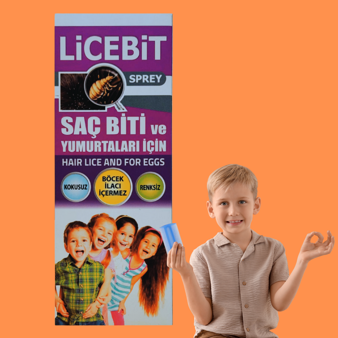 Licebit Sprey, Saç Biti ve Yumurtaları İçin 75 ml. Hair Lice and For Eggs  1