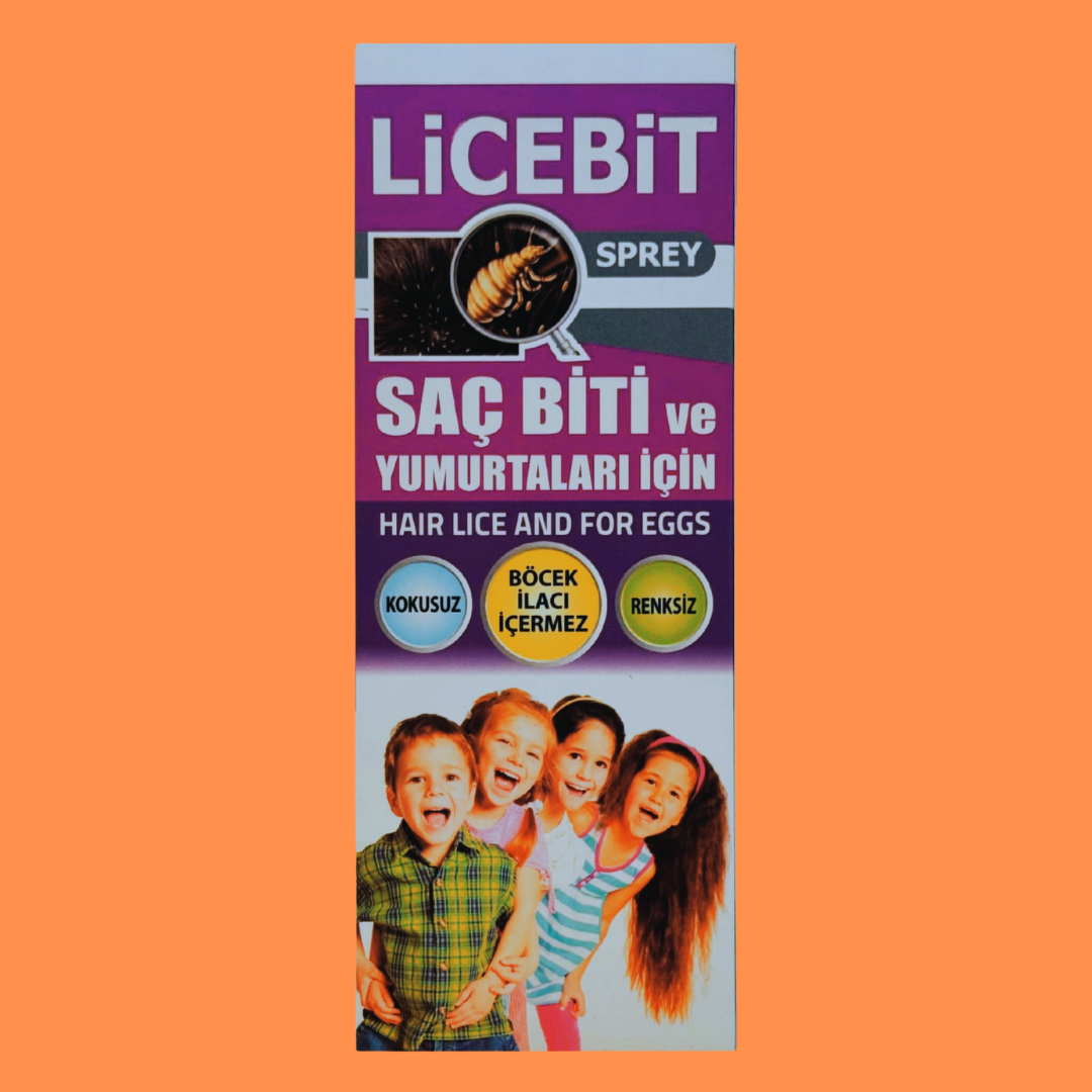 Licebit Sprey, Saç Biti ve Yumurtaları İçin 75 ml. Hair Lice and For Eggs  2