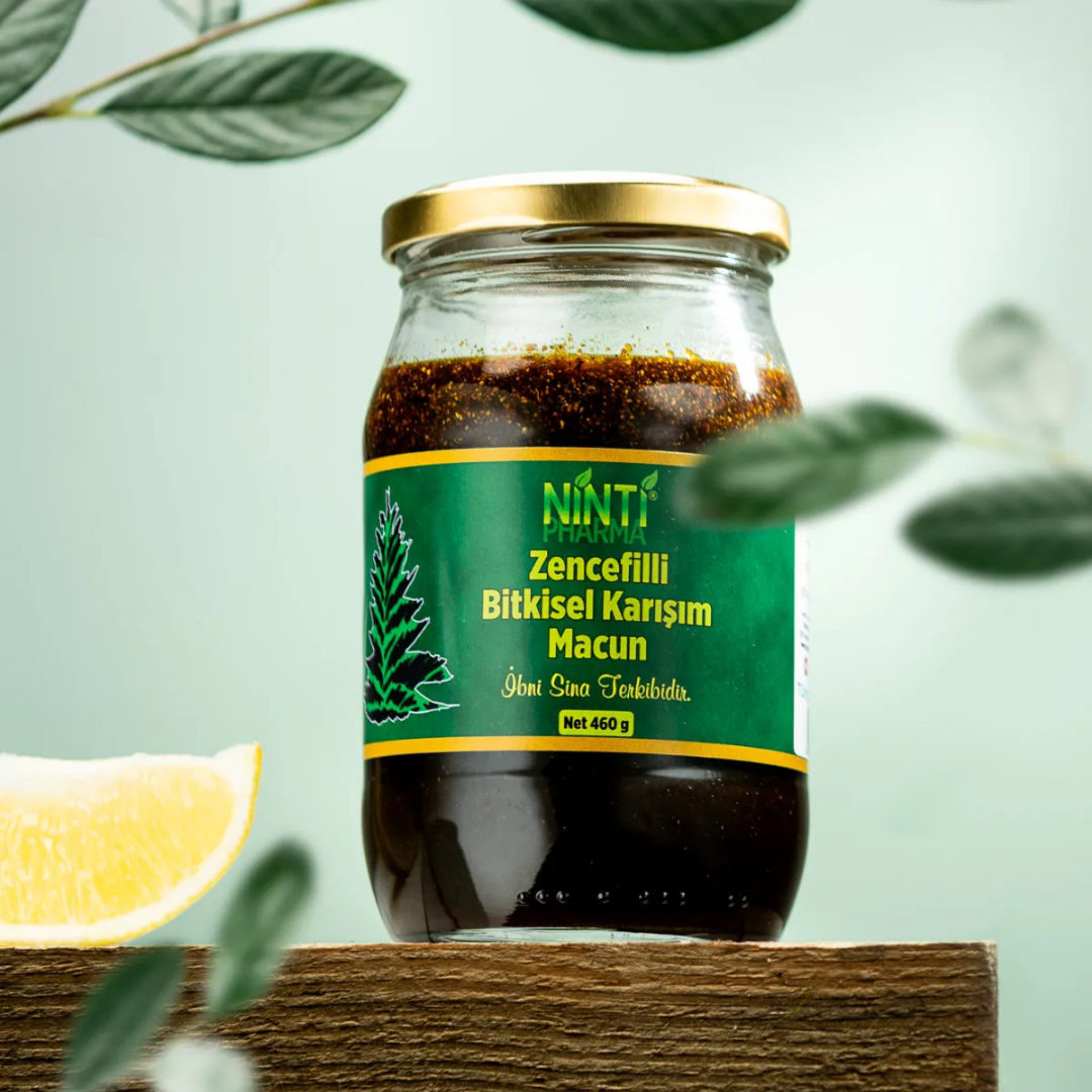 Ninti Pharma Zencefilli Bitkisel Karışım Macun İbn Sİna Terkibi 460 gr. 3
