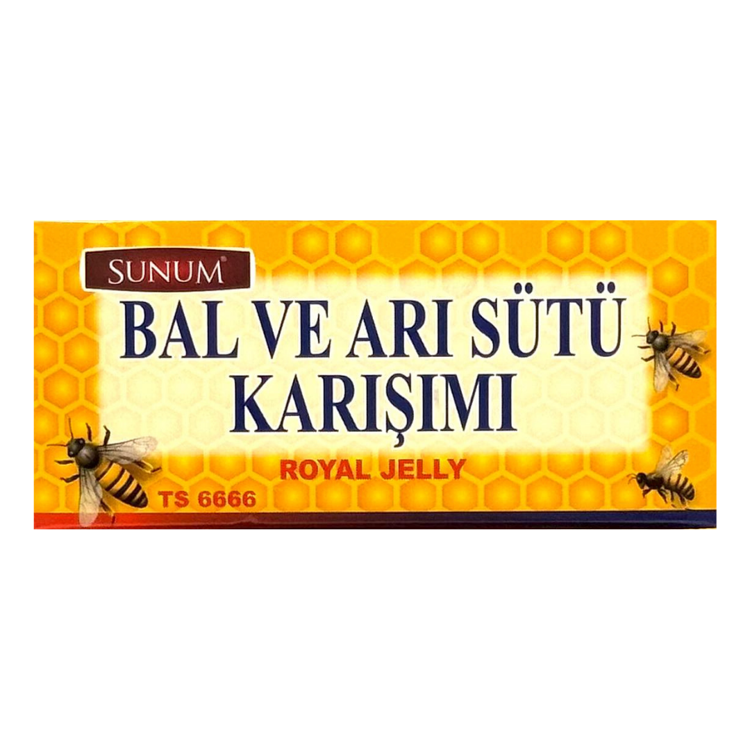 SUNUM Bal ve Saf Arı Sütü Karışımı 20 şişe 1