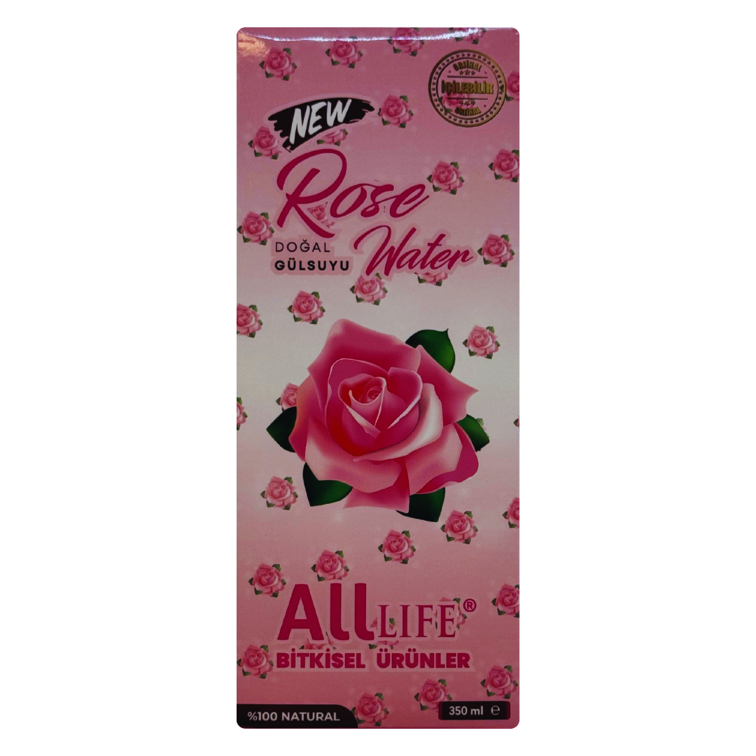 ALL LIFE Doğal Gül Suyu – Rose Water 350 ml 1