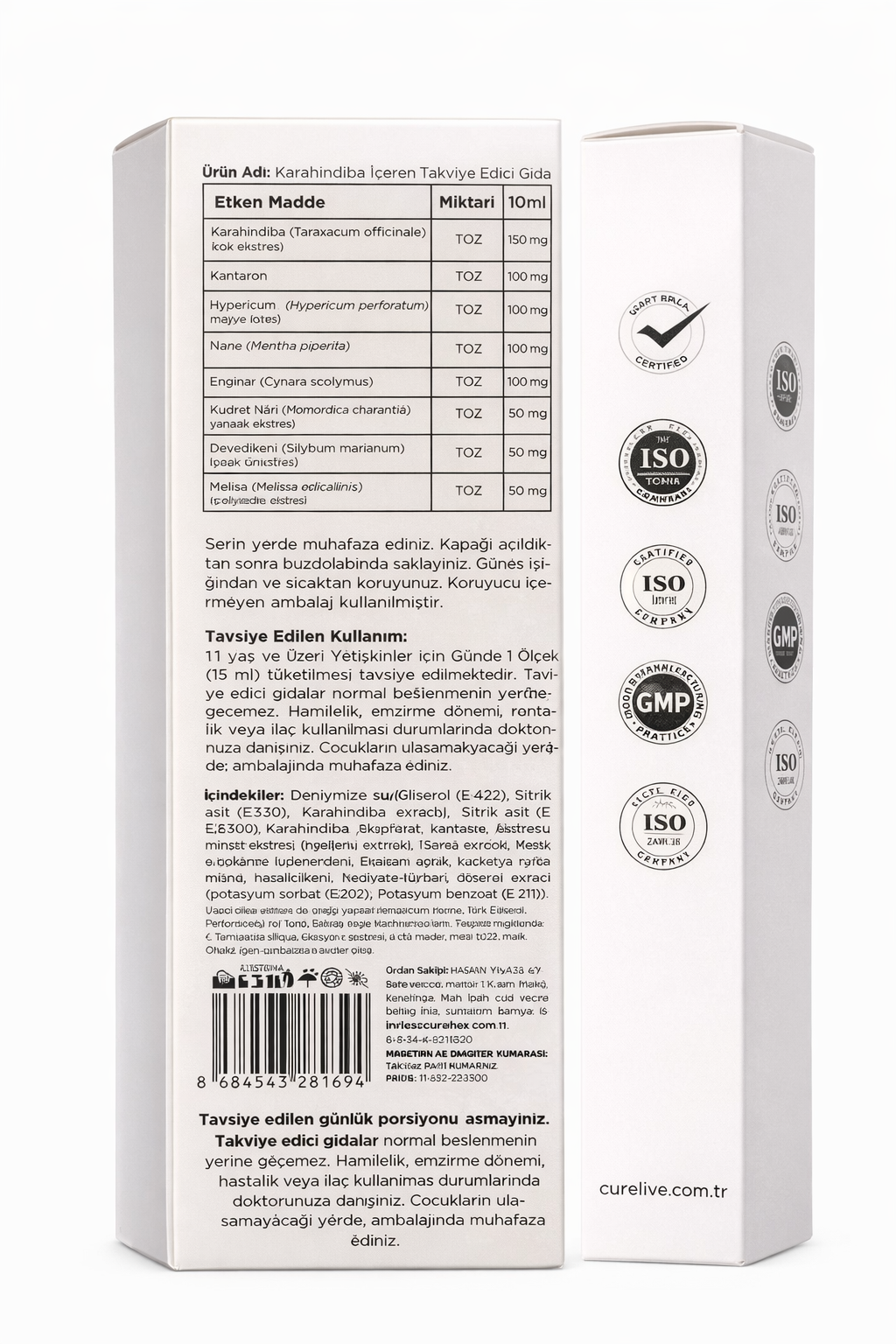 CURELIVE SARI KANTARON EKSTRAKTI 1