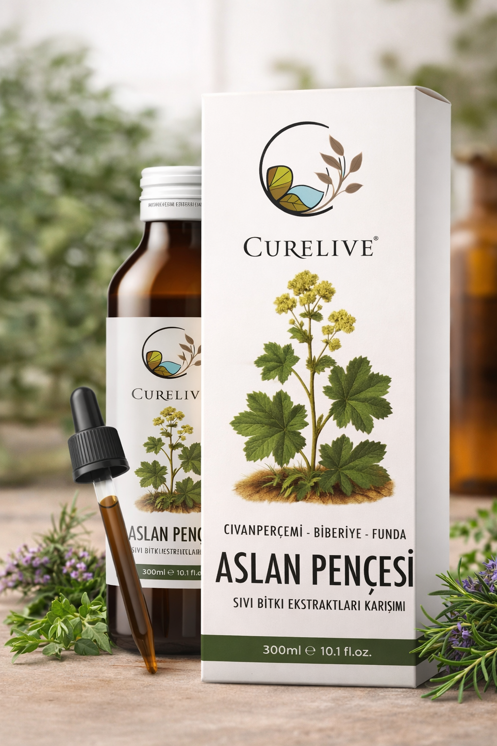 CURELIVE ASLANPENÇESİ EKSTRAKTI