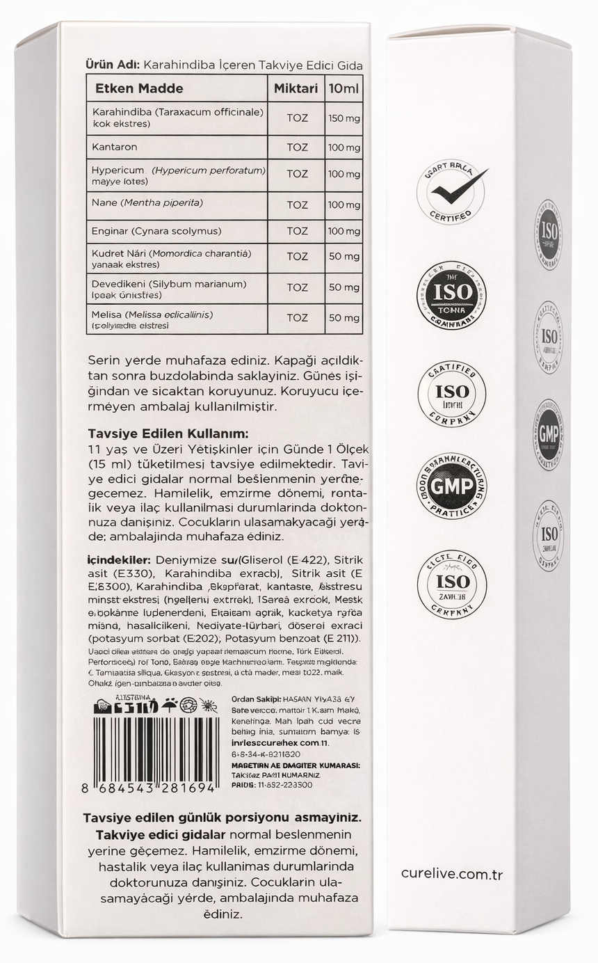 CURELIVE YAKI OTU EKSTRAKTI 1