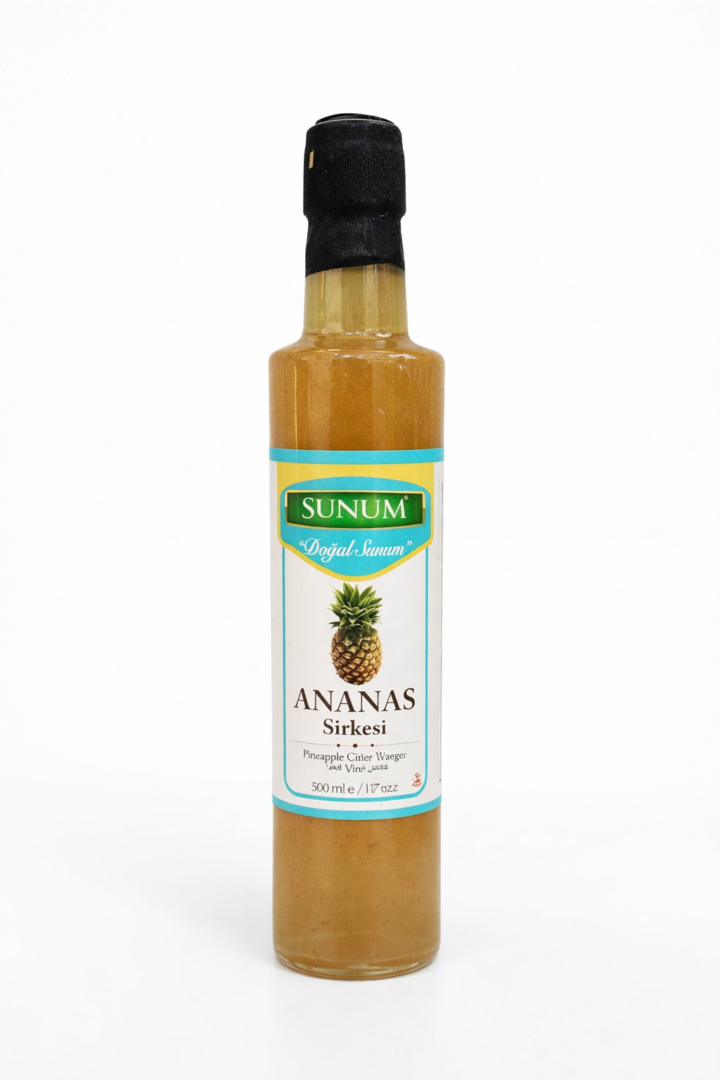 Sunum Ananas Sirkesi Cam Şişe 500 ml. 1