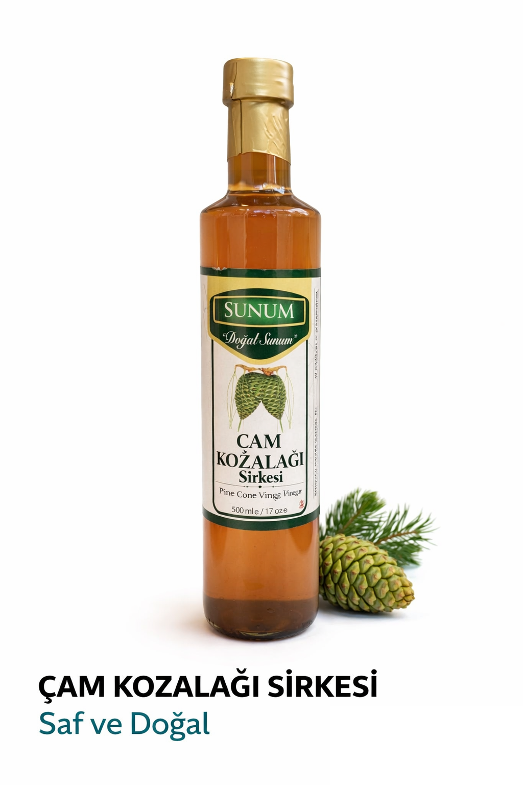 Sunum Çam Kozalak Sirkesi 500 ml.
